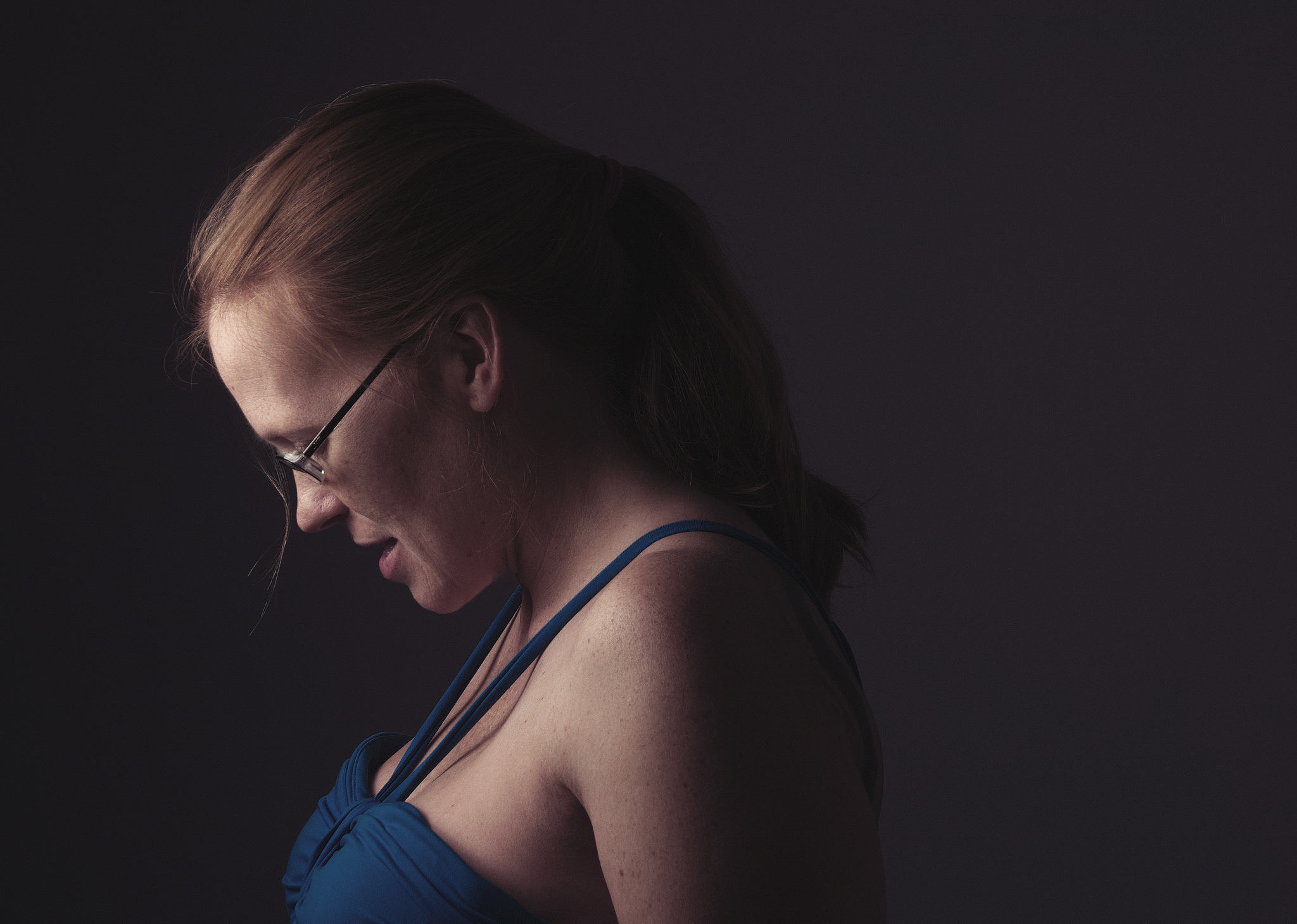 High quality photo manipulation portrait example used for GIMP retouching